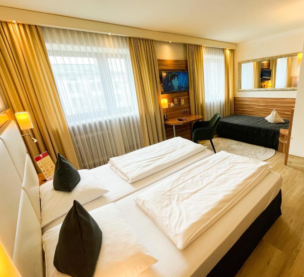 City Hotel Ost Am Koe Augsburg Bagian luar foto